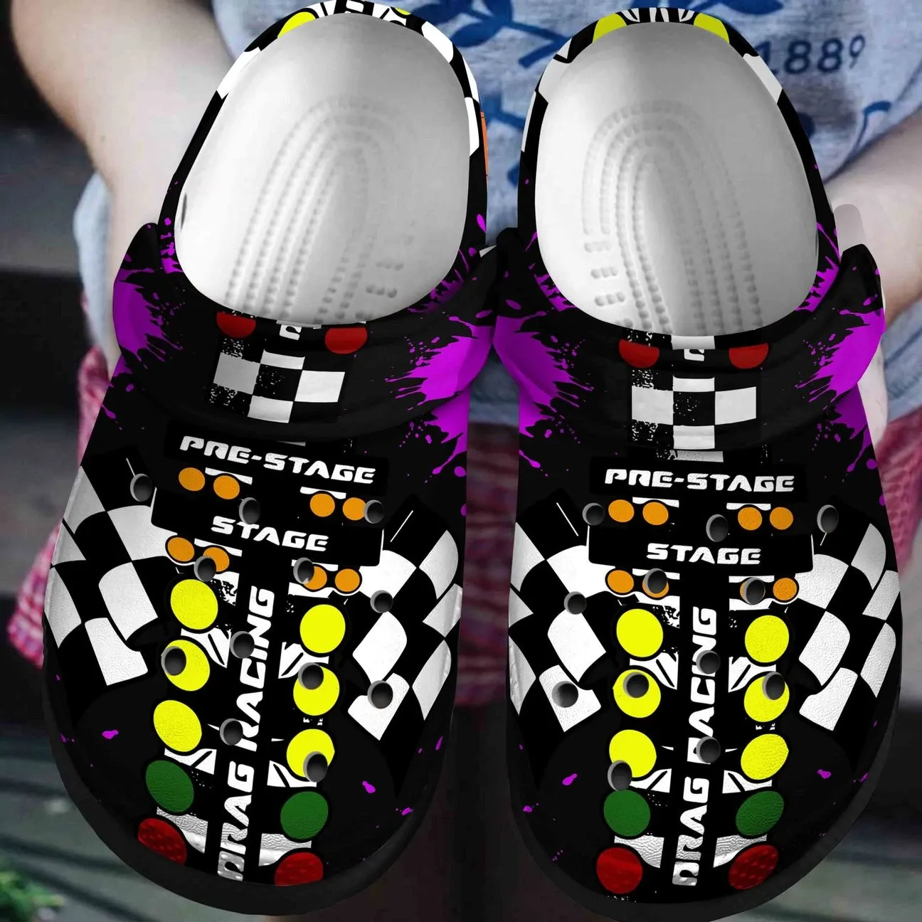 Racing Personalized Clog Custom Crocs Comfortablefashion Style Comfortable For Women Men Kid Print 3D Drag Racing Racing Personalized Clog Custom Crocs Comfortablefashion Style Comfortable For Women Men Kid Print 3D Drag Racing