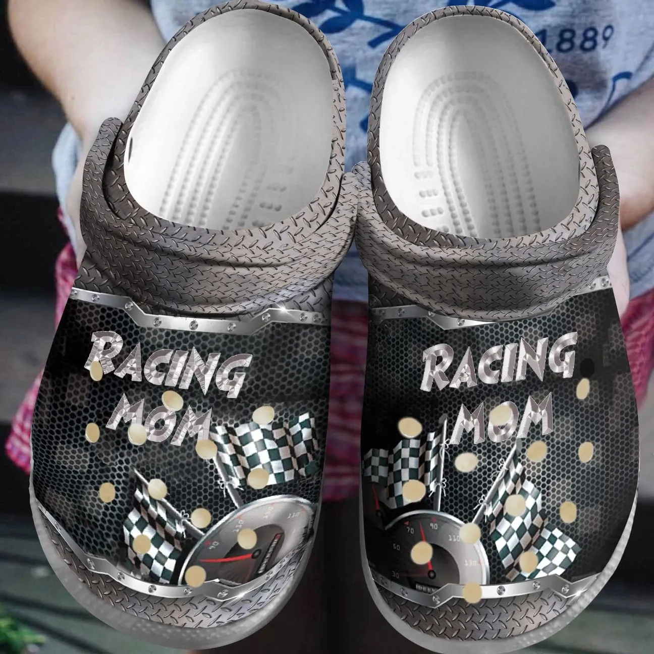Racing Personalized Clog Custom Crocs Comfortablefashion Style Comfortable For Women Men Kid Print 3D Racing Mom Racing Personalized Clog Custom Crocs Comfortablefashion Style Comfortable For Women Men Kid Print 3D Racing Mom