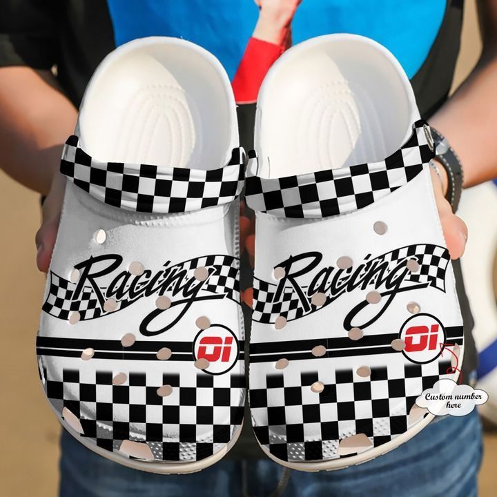 Racing Personalized Flag V2 Sku 1988 Crocs Crocband Clog Comfortable For Mens Womens Classic Clog Water Shoes Racing Personalized Flag V2 Sku 1988 Crocs Crocband Clog Comfortable For Mens Womens Classic Clog Water Shoes
