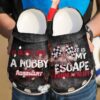 Racing Personalized Not Just A Hobby Sku 1985 Crocs Crocband Clog Comfortable For Mens Womens Classic Clog Water Shoes