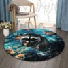 Racoon Round Carpet Floor Rug Living Room Bedroom Decor Round Area Rug Carpet