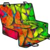 Rainbow Butterfly Pattern Print Pet Car Back Seat Cover - 62785c68679a