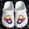 Rainbow Lip Tongue Be Kind Shoes Crocs Clog – Autism Awareness Shoes Gifts For Daughter Girls