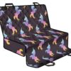 Rainbow Origami Unicorn Pattern Print Pet Car Back Seat Cover - 720c61eeed58