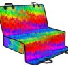 Rainbow Palm Tree Pattern Print Pet Car Back Seat Cover - 7b5899f71319