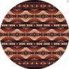 Rancho Russet Round Carpet Floor Rug Living Room Bedroom Decor Round Area Rug Carpet