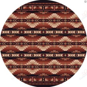 Rancho Russet Round Carpet Floor Rug Living Room Bedroom Decor Round Area Rug Carpet