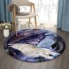 Raven Dreamcatcher Round Carpet Floor Rug Living Room Bedroom Decor Round Area Rug Carpet