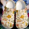 Reading Crocs Clog Classic Clog Book And Tea Shoes