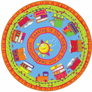 Reading Is The Engine Round Carpet Floor Rug Living Room Bedroom Decor Round Area Rug Carpet