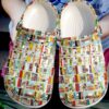 Reading Personalize Clog Custom Crocs Fashionstyle Comfortable For Women Men Kid Print 3D Book Collection