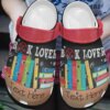 Reading Personalized Clog Custom Crocs Comfortablefashion Style Comfortable For Women Men Kid Print 3D Book Lover
