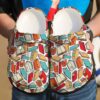 Reading Personalized Clog Custom Crocs Comfortablefashion Style Comfortable For Women Men Kid Print 3D Book Pattern