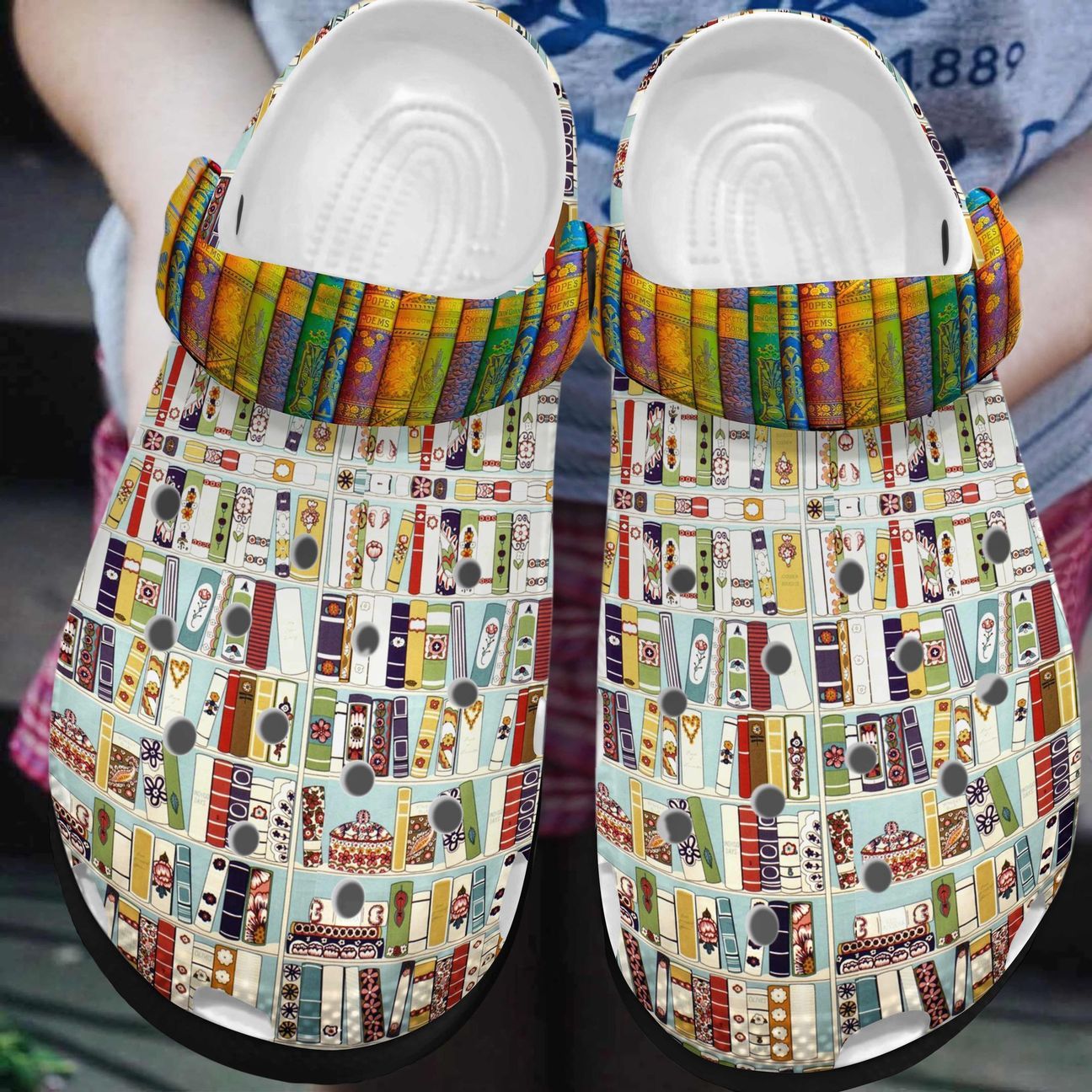 Reading Personalized Clog Custom Crocs Comfortablefashion Style Comfortable For Women Men Kid Print 3D Books Lover Reading Personalized Clog Custom Crocs Comfortablefashion Style Comfortable For Women Men Kid Print 3D Books Lover