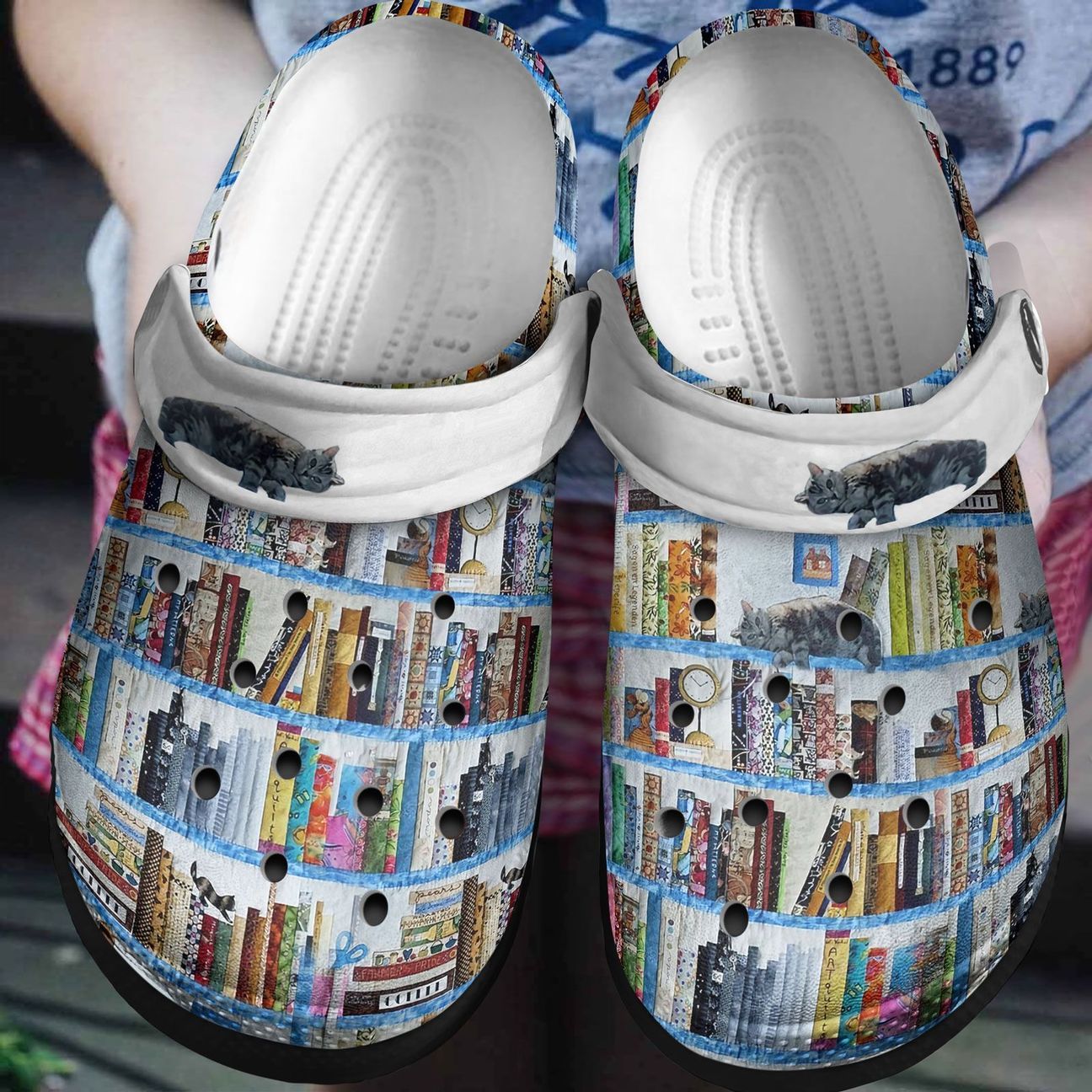 Reading Personalized Clog Custom Crocs Comfortablefashion Style Comfortable For Women Men Kid Print 3D Bookshelf Reading Personalized Clog Custom Crocs Comfortablefashion Style Comfortable For Women Men Kid Print 3D Bookshelf
