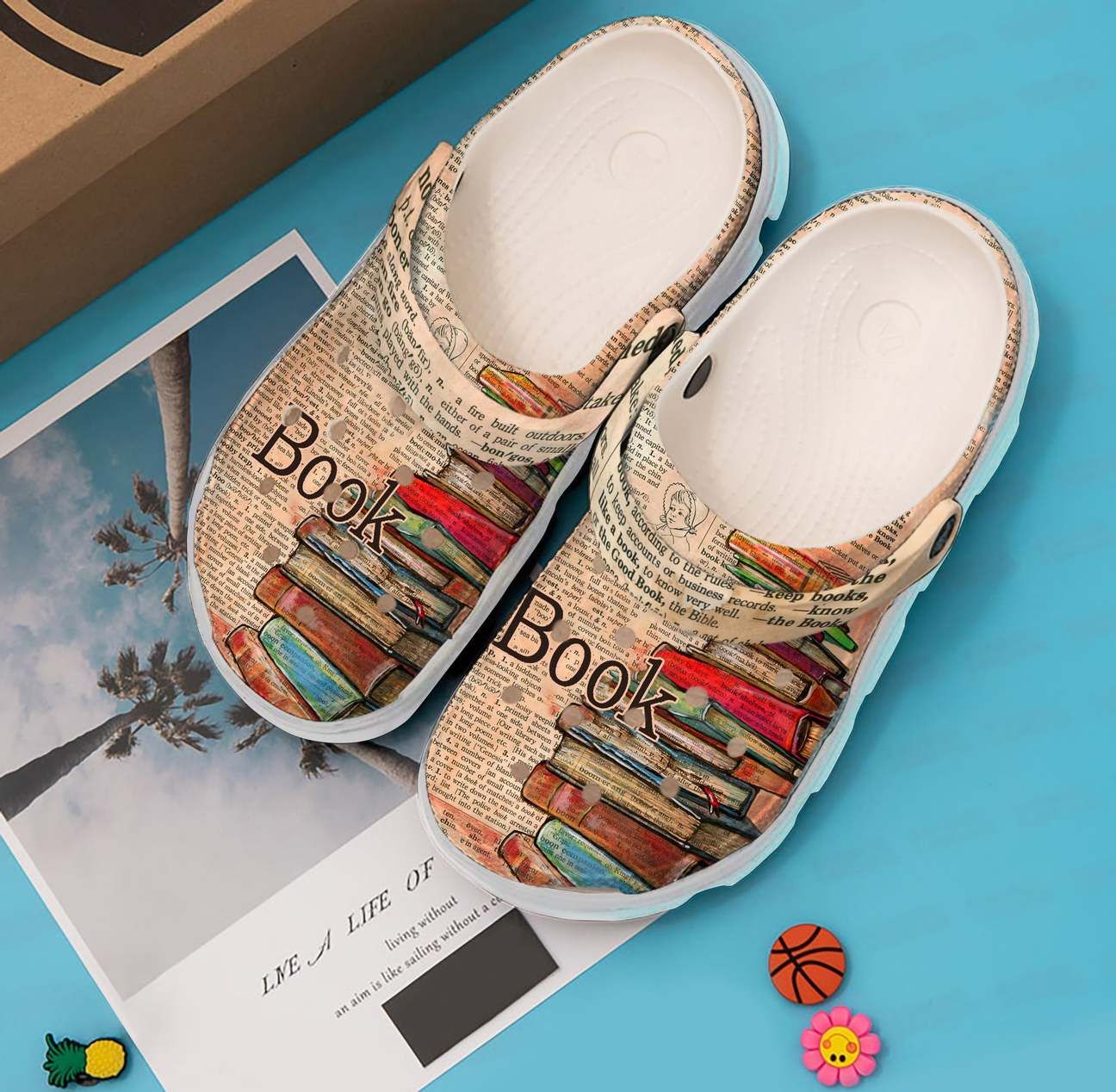 Reading Personalized Clog Custom Crocs Comfortablefashion Style Comfortable For Women Men Kid Print 3D Vintage Book Reading Personalized Clog Custom Crocs Comfortablefashion Style Comfortable For Women Men Kid Print 3D Vintage Book