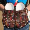 Reading Personalized Clog Custom Crocs Comfortablefashion Style Comfortable For Women Men Kid Print 3D Vintage Packed Books