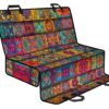 Rectangle Mandala Bohemian Pattern Print Pet Car Back Seat Cover - 065fc3ff0064