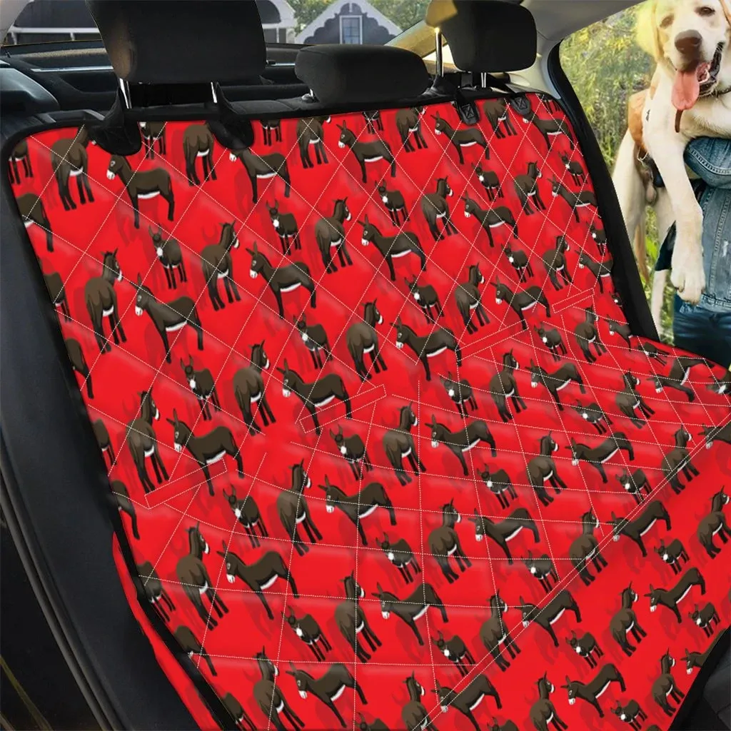 Red And Black Cartoon Balearic Donkey Car Back Seat Cover Dog Car Seat Covers - 87c7bb7783d3 Red And Black Cartoon Balearic Donkey Car Back Seat Cover Dog Car Seat Covers - 87c7bb7783d3