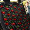 Red Cherries Black White Polka Dots Car Back Seat Cover Dog Car Seat Covers - 426ae2760c14
