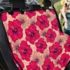 Red Hibiscus Pattern Car Back Seat Cover Dog Car Seat Covers - 7d3e1dd2cafc