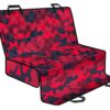 Red Pink And Black Camouflage Print Pet Car Back Seat Cover - c8d64f5f74a9