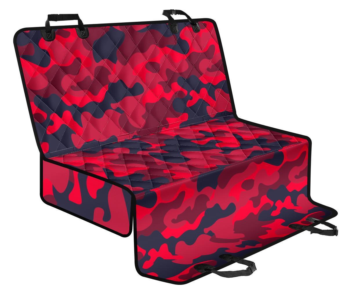 Red Pink And Black Camouflage Print Pet Car Back Seat Cover - c8d64f5f74a9 Red Pink And Black Camouflage Print Pet Car Back Seat Cover - c8d64f5f74a9