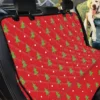 Red Polka Dot Christmas Tree Car Back Seat Cover Dog Car Seat Covers - 4e93852daf49