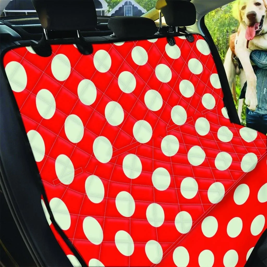 Red Polka Dot Pattern Car Back Seat Cover Dog Car Seat Covers - 79668e0d4d4d Red Polka Dot Pattern Car Back Seat Cover Dog Car Seat Covers - 79668e0d4d4d