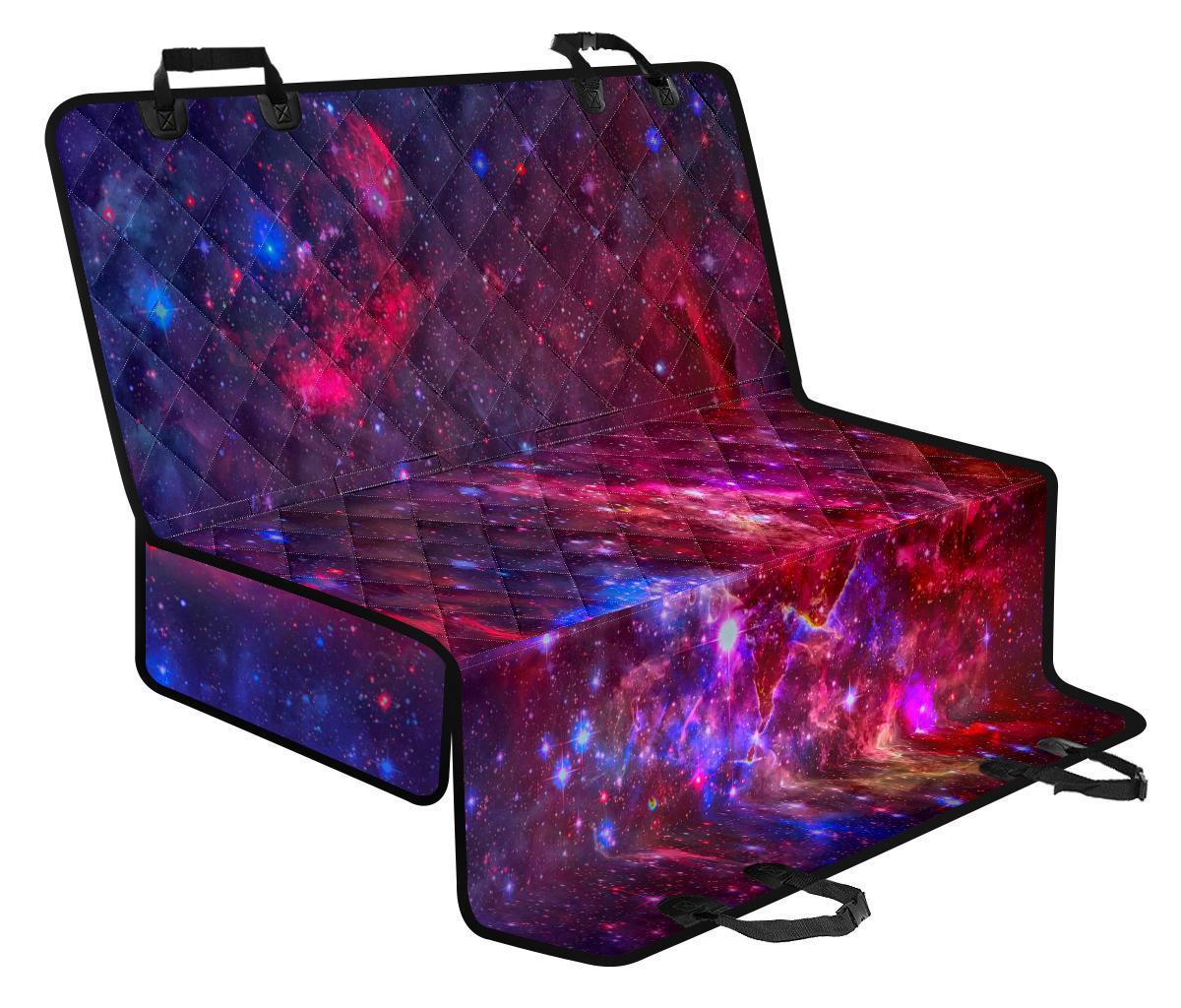 Red Purple Nebula Galaxy Space Print Pet Car Back Seat Cover - 141f5791d757 Red Purple Nebula Galaxy Space Print Pet Car Back Seat Cover - 141f5791d757