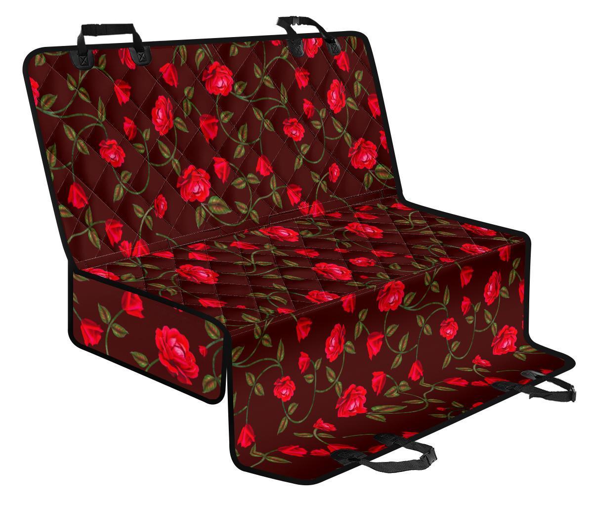 Red Rose Floral Flower Pattern Print Pet Car Back Seat Cover - 7dae7c7330f0 Red Rose Floral Flower Pattern Print Pet Car Back Seat Cover - 7dae7c7330f0