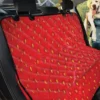 Red Strawberry Skin Texture Design Car Back Seat Cover Dog Car Seat Covers - 5e7ac96d5359
