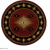 Red Traditional Round Carpet Floor Rug Living Room Bedroom Decor Round Area Rug Carpet