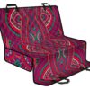 Red Tribal Ethnic Mandala Print Pet Car Back Seat Cover - f771ea71ba90
