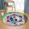 Reiki Round Carpet Floor Rug Living Room Bedroom Decor Round Area Rug Carpet
