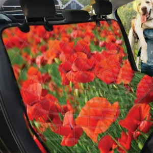 Remembrance Day Poppy Flower Land Car Back Seat Cover Dog Car Seat Covers - c6c58ceb390a