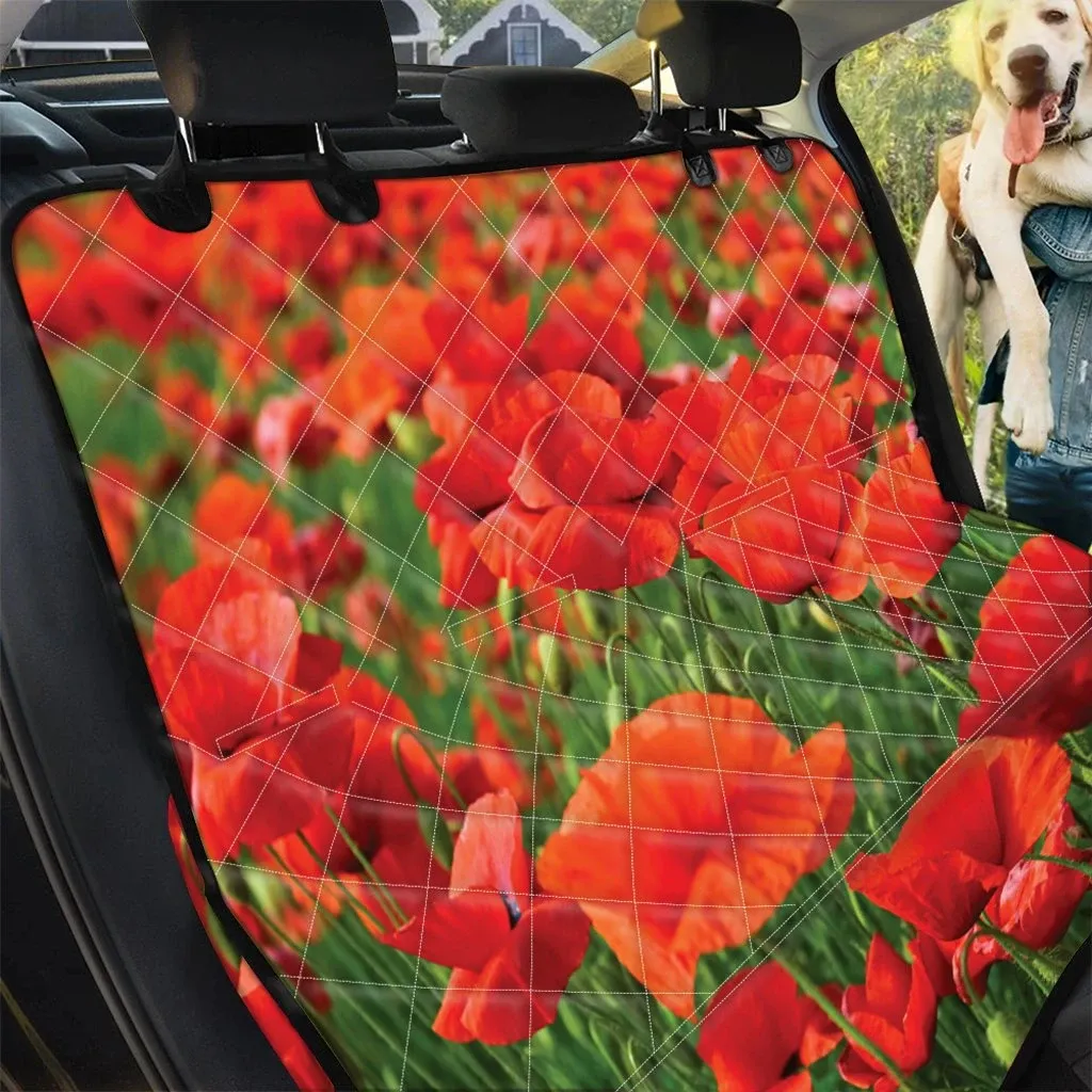 Remembrance Day Poppy Flower Land Car Back Seat Cover Dog Car Seat Covers - c6c58ceb390a Remembrance Day Poppy Flower Land Car Back Seat Cover Dog Car Seat Covers - c6c58ceb390a