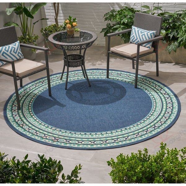 Remington Border Round Carpet Floor Rug Living Room Bedroom Decor Round Area Rug Carpet Remington Border Round Carpet Floor Rug Living Room Bedroom Decor Round Area Rug Carpet