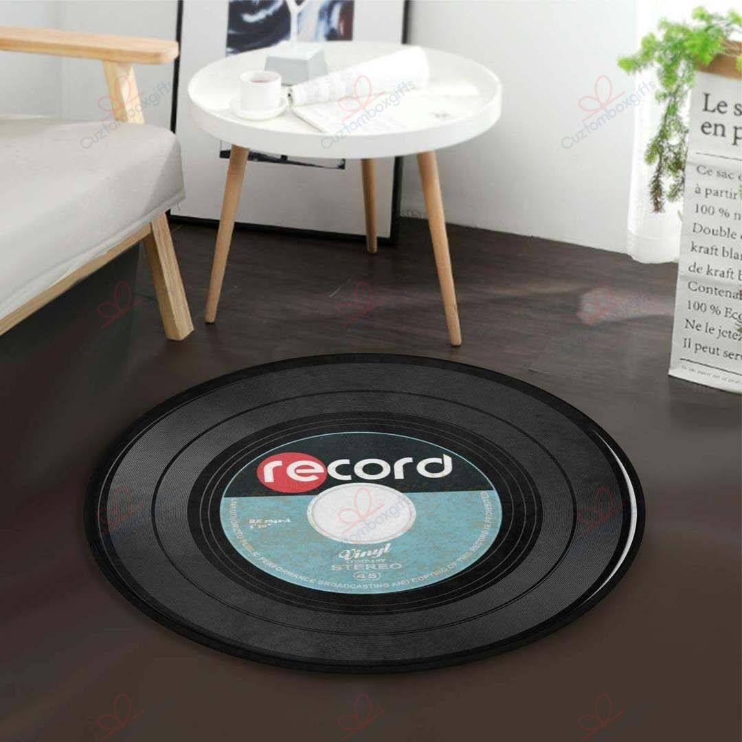 Retro Music Cd Round Carpet Floor Rug Living Room Bedroom Decor Round Area Rug Carpet Retro Music Cd Round Carpet Floor Rug Living Room Bedroom Decor Round Area Rug Carpet
