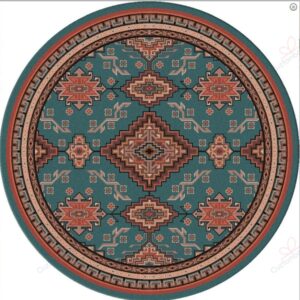 Rhinestone River Round Carpet Floor Rug Living Room Bedroom Decor Round Area Rug Carpet