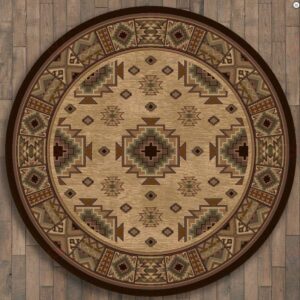 Rio Verde Round Carpet Floor Rug Living Room Bedroom Decor Round Area Rug Carpet