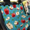 Ripe Red Apples On Blue Design Car Back Seat Cover Dog Car Seat Covers - 0515dee390fa