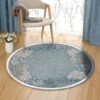Riviera Reef Round Carpet Floor Rug Living Room Bedroom Decor Round Area Rug Carpet