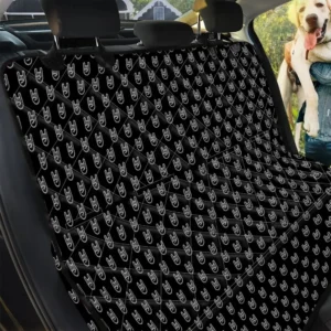 Rock And Roll Hand Symbol Pattern Design Car Back Seat Cover Dog Car Seat Covers - 3407cea4b44f