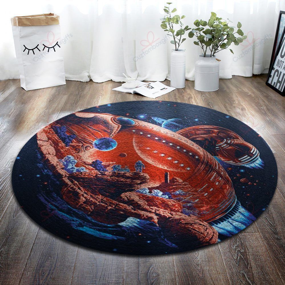 Rocket Painting 1 Round Carpet Floor Rug Living Room Bedroom Decor Round Area Rug Carpet Rocket Painting 1 Round Carpet Floor Rug Living Room Bedroom Decor Round Area Rug Carpet