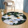 Romneya Round Carpet Floor Rug Living Room Bedroom Decor Round Area Rug Carpet