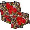 Rose Floral Sugar Skull Pattern Print Pet Car Back Seat Cover - ad4867d22ca9
