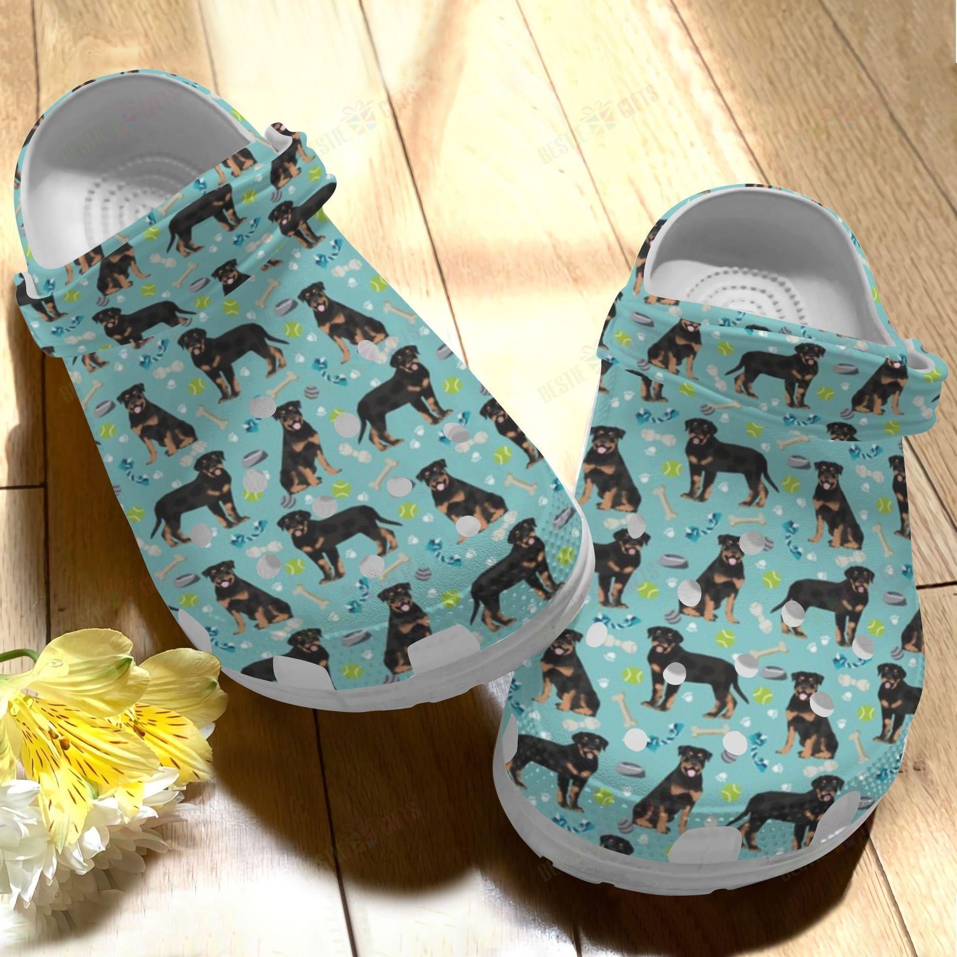 Rottweiler Crocs Clog Classic Clog Playful Shoes Rottweiler Crocs Clog Classic Clog Playful Shoes