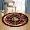 Roulette Round Carpet Floor Rug Living Room Bedroom Decor Round Area Rug Carpet
