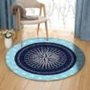 Royalty Free Stars Round Carpet Floor Rug Living Room Bedroom Decor Round Area Rug Carpet